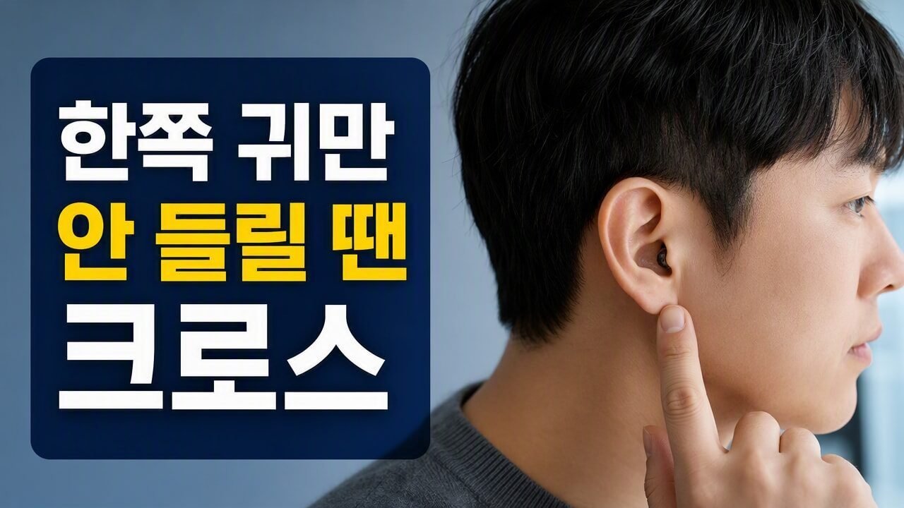 권선동보청기 편측성 난청일 때 크로스 보청기를 고려하는 이유